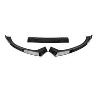 para A4 B8 8K Sedán 2007-2011 (no para Modelos S-Line) Kit Carrocería Difusor Labio Divisor Parachoques Delantero Protector Alerón Alerón Parachoques Delantero(Gloss Black)