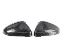 Para A4 B9 8W S4 RS4 A5 S5 RS5 2017 2018 2019 2020 2021 2022 2023 Carcasas Laterales Recambio En Carbono Negro Cubiertas De Espejo Plateadas Mate Cubierta Espejo Retrovisor(Carbon Pattern-2pcs)