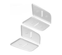 Para A4 B9 A5 2017 2018 2019 2020 2021 Pegatinas Botón Desbloqueo Puerta Coche Embellecedor Aleación Aluminio Decoración Interior Tirador Puerta(Plata)