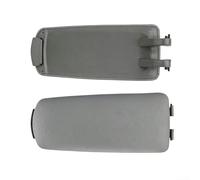 Para A4 Para B6 Para B7 2001-2008 Cubierta de reposabrazos interior hecha de cuero con referencia de ajuste OEM 8E0864245E (gris)