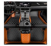 para A4 para B7 para B8 8KH Sedán para B9 8WH Allroad 2017-2023 Accesorios Interiores Alfombrilla Cuero Artificial para Coche(Orange Black,For B8 Allroad 2010-2016)