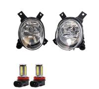 Para A4 Para S4 Avant B7 2005 2006 2007 2008 8E0941699C 8E0941700C Faros Antiniebla Delanteros Halógenos Faros De Conducción Faros De Parachoques(White LED lamps)