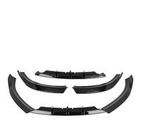 para A4 S4 B8 8K para Quattro para S-Line 2007-2009 2010 2011 Separador Parachoques Delantero Coche Difusor Labio Kit Carrocería Protector Alerón Delantero Divisor Parachoques(Gloss Black)