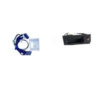 para A5 8T 8F F5 S5 B9 8W Q5 FY para Sportback para MIB Pantalla OEM 10,25 Pulgadas HD Vista Trasera Kit Cámara Marcha Atrás Cámara Visión Trasera(Trasero,A AT)