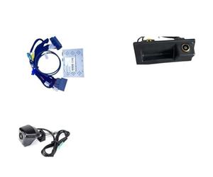 para A5 8T 8F F5 S5 B9 8W Q5 FY para Sportback para MIB Pantalla OEM 7-8 Pulgadas HD Vista Trasera Delantera Kit Cámara Marcha Atrás Cámara Visión Trasera(Front Rear,A AT)