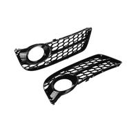 Para A5 Para Coupé/Para Sportback 2008-11 Para Cabriolet 2010-2011: Rejilla De Faros Antiniebla Del Parachoques Delantero(Black)