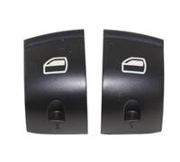 Para A6 C6 2004-2011 A4 B6 B7 2000-2007 Cubierta De Interruptor De Ventana Botón De Ventanilla Eléctrica Interruptor De Consola Tapas Par IENQBVL