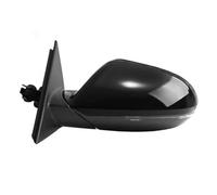 Para A6 C7 2012-2018 4GD-857-409 4GD-857-410 Espejo Trasero De Ala Calefactable Para Coche Cristal 6/8/12/17 Cable Eléctrico Plegable RESPUNEKBAH(12 Wire Left Black)