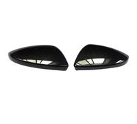 Para A6 Para C8 2019-2023 LHD Cubierta Espejo Retrovisor Lateral Coche Pegatina Tapa Ala Puerta Exterior Vista Trasera Caja Carcasas Espejo Retrovisor(Carbón)