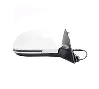 Para A6L C6 2009-2012 6/7/8/9 Cable Eléctrico Plegable Calefacción Señal Giro Ajuste Eléctrico Conjunto De Espejo Retrovisor De Coche Espejo Retrovisor Completo(White,RIGHT_6 WIRE)