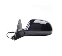Para A6L C6 2009-2012 6/7/8/9 Cable Eléctrico Plegable Calefacción Señal Giro Ajuste Eléctrico Conjunto De Espejo Retrovisor De Coche Espejo Retrovisor Completo(Black,LEFT_6 WIRE)