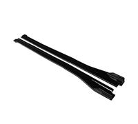 para A7 2015-2018 Extensiones Faldones Laterales Coche Parachoques Puerta Divisores Labios Winglet Decoración Exterior Fibra Carbono Separador Faldón Lateral Automóvil(Gloss Black)