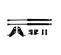 Para Abarth 595 695 2012-2024 Puntales De Gas Para Capó Delantero Soportes De Elevación Del Capó Brazos De Barra De Amortiguación Amortiguador Capó Delantero(1Set Black)