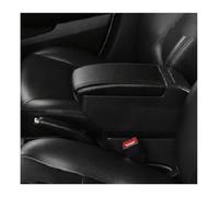 Para Abarth 595 Caja Reposabrazos Compartimento Almacenamiento Con Portavasos Cenicero Interfaz USB Consola Central Contenedor Caja Reposabrazos(H Black Red 4 Usb)