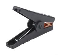 para abrazadera de batería, clip único totalmente cerrado, conector de terminal resistente para coche para batería Conexión eléctrica Jump Start Trabajo (negro)