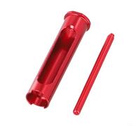 Para Abu P4B4 rueda de gota de agua carrete piezas incluyendo aleación de aluminio gira eje manga y salida de fijación varilla para MAX4 SX P4 y ZATA V (rojo)