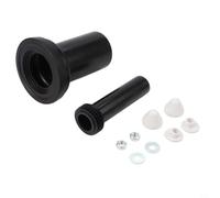 para accesorios Cisterna Pared Kit Instalación Completo para | Tubo de drenaje eficiente, flujo óptimo, para compacto, color negro, gestión de residuos