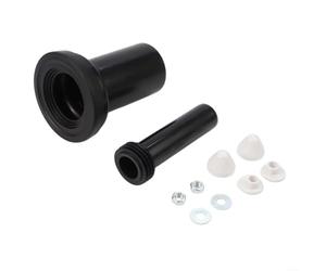 para accesorios Cisterna Pared Kit Instalación Completo para | Tubo de drenaje eficiente, flujo óptimo, para compacto, color negro, gestión de residuos