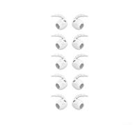 para accesorios Deportivos Antideslizantes para buds 4 Pro 5 Pares | Silicona para suave, ajuste seguro sin presión, compatible para buds 4 y para 4pro, ideal deporte intenso(White)