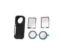 Para Accesorios Protectores de CáMara X3, Juego de Protectores de Lentes Adhesivos, Funda de Silicona, Protector de PelíCula de Vidrio