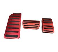 Para Accord 10.ª Generación 2018-2022 Pedales De Acelerador Y Freno Almohadilla Antideslizante Funda Protectora Accesorios Embrague pedal de freno de pedal(3pcs Red)