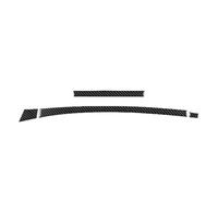 Para Accord 2013 2014 2015 2016 2017 Pegatina Interior Fibra Carbono Suave Real Apliques LHD Accesorios Ajuste Tira Instrumentos Copiloto Coche LHD Interior Coche Cubierta Panel(LHD Black)