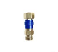 Para acoplamiento rápido de latón M16 x 1,5 para bombonas de gas, a prueba de confusiones mediante rosca izquierda para oxígeno/acetileno, aleación de cobre resistente para trabajos de soldadura, 1