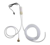 Para acuarios hidropónicos y riego de plantas, diseño compacto portátil con entrada USB 5V 2A, diámetro de tubo de 6 mm, para apagado automático cada 30 minutos, blanco, 1/3/5 metros