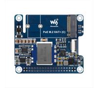 Para adaptador de 5 PCIe a M.2 con placa de expansión PoE compatible con el protocolo NVMe, placa adaptadora PoE M.2 HAT+ (C)