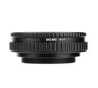 para Adaptador de Montura de Lente helicoidal, Adaptador de Anillo en Espiral M42 - M42 con Enfoque para Canon EOS M EF-M (12 mm-17 mm)