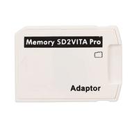 para Adaptador de Tarjeta de Memoria SD2Vita PS Vita, Adaptador Micro SD PS Vita 1000 2000 PS TV, para Firmware HENkaku Enso o Versión 3.6 y Superiores