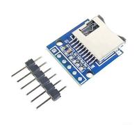 Para adaptador de tarjeta SD habilitado para SPI para proyectos Arduino que requieren memoria externa fiable y uso de bajo consumo de energía (no soldadura)