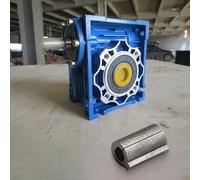 Para adaptador reductor de engranaje helicoidal RV030 para acoplamiento de eje de motor, diseñado para adaptarse a 23 ejes de motor paso a paso y 11 mm para eje de entrada de engranaje helicoidal