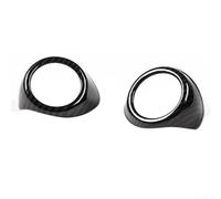 para Adhesivo interior de fibra de carbono para puerta de coche, cubierta de altavoz compatible con para Ford para Mustang 15-18