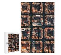 para Adultos 1000 PCS Rompecabezas Barcelona Puzzle Rompecabezas para Adolescentes Juego Práctico Decoración del Hogar Juego Desafiante Regalos 1000 PCS
