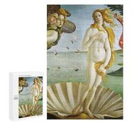 para Adultos 1000 PCS Rompecabezas Birth of Venus Botticelli Rompecabezas para Adolescentes Juego Práctico Decoración del Hogar Juego Desafiante Regalos 1000 PCS