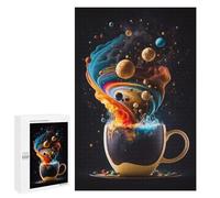 para Adultos 1000 PCS Rompecabezas Coffee Planet 2 Rompecabezas para Adolescentes Juego Práctico Decoración del Hogar Juego Desafiante Regalos 1000 PCS