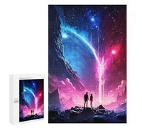 para Adultos 1000 PCS Rompecabezas Cosmos Couple Lovers Rompecabezas para Adultos Juego Familiar Corte De Precisión Cumpleaños Y Navidad 1000 PCS