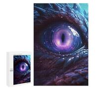 para Adultos 1000 PCS Rompecabezas Dragon'S Gaze Mystic Eye Artwork Rompecabezas para Adultos Juego Familiar Corte De Precisión Cumpleaños Y Navidad 1000 PCS