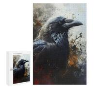 para Adultos 1000 PCS Rompecabezas Edgar Allen PoE The Raven Rompecabezas para Adultos Juegos Relajantes para La Diversión Familiar Juego Desafiante Regalos 1000 PCS