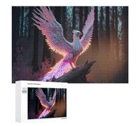 para Adultos 1000 PCS Rompecabezas Enchanted Phoenix in Mystic Forest Rompecabezas para Adultos Juguetes Antiestrés Aliviador del Estrés Juego Desafiante Regalos 1000 PCS