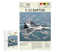 para Adultos 1000 PCS Rompecabezas F22 Raptor Aircraft Rompecabezas para Adultos Juegos Relajantes para La Diversión Familiar Juego Desafiante Regalos 1000 PCS