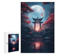 para Adultos 1000 PCS Rompecabezas Fantasy Japan Torri Gate Rompecabezas para Adolescentes Juego Práctico Decoración del Hogar Juego Desafiante Regalos 1000 PCS