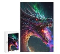 para Adultos 1000 PCS Rompecabezas Galactic Dragon Breath Artwork Rompecabezas para Adultos Juego Familiar Corte De Precisión Cumpleaños Y Navidad 1000 PCS