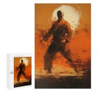 para Adultos 1000 PCS Rompecabezas Graceful Karate Art Rompecabezas para Adultos Juegos Relajantes para La Diversión Familiar Juego Desafiante Regalos 1000 PCS
