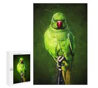 para Adultos 1000 PCS Rompecabezas Green Parrot Rompecabezas para Adolescentes Juego Práctico Decoración del Hogar Juego Desafiante Regalos 1000 PCS