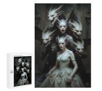 para Adultos 1000 PCS Rompecabezas Haunted Mansion Rompecabezas para Adultos Juegos Relajantes para La Diversión Familiar Juego Desafiante Regalos 1000 PCS