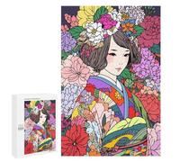 para Adultos 1000 PCS Rompecabezas Kimono Ukiyoe Zen Pop Art Rompecabezas para Adultos Juego Familiar Corte De Precisión Cumpleaños Y Navidad 1000 PCS