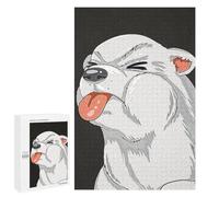 para Adultos 1000 PCS Rompecabezas Meme Dog Rompecabezas para Adultos Juego Familiar Corte De Precisión Cumpleaños Y Navidad 1000 PCS