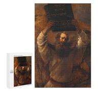 para Adultos 1000 PCS Rompecabezas Moses and The Commandments Rompecabezas para Adolescentes Juego Práctico Decoración del Hogar Juego Desafiante Regalos 1000 PCS